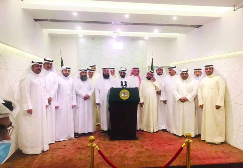 نواب من كتلة الـ31 في المؤتمر الصحافي الجماعي