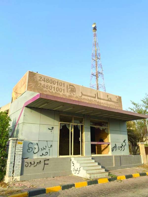 أحد المقاصف... الخربة