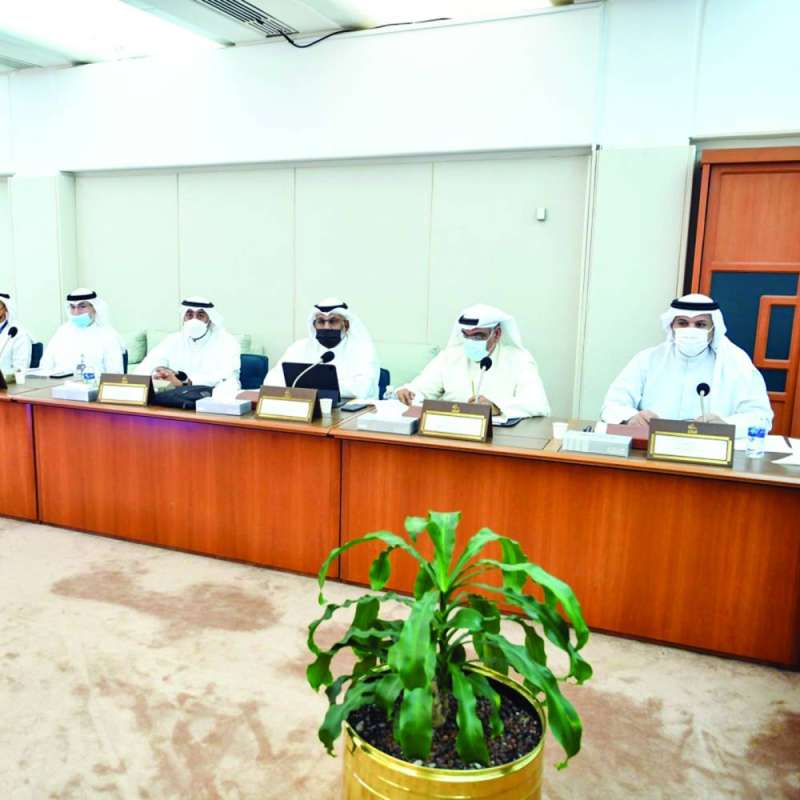 من اجتماع اللجنة المالية الأحد الماضي