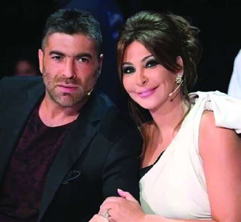 وائل كفوري مع إليسا
