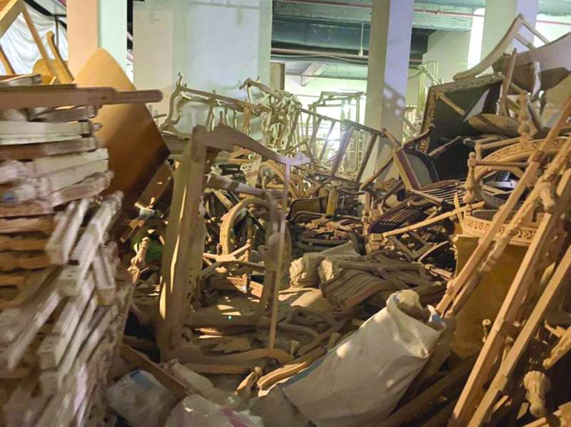 تخزين في غير الأماكن المخصصة
