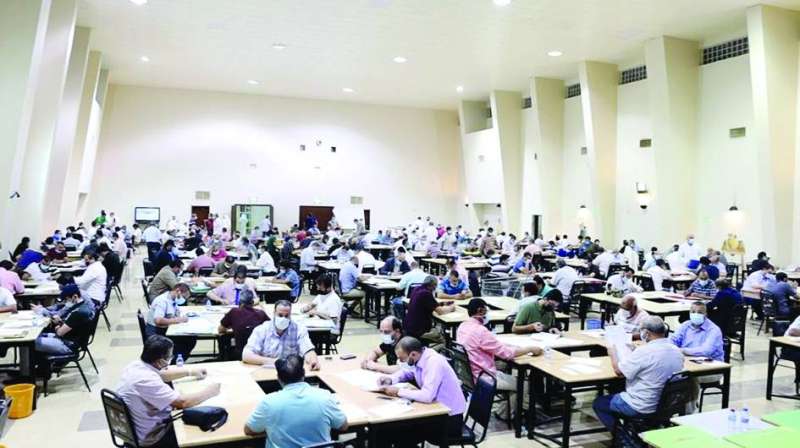 لجان التصحيح... عمل متواصل لرصد الدرجات 