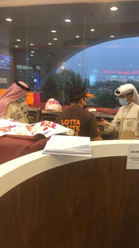 جولة فريق إدارة تفتيش الجهراء التابع للهيئة العامة للغذاء والتغذية
