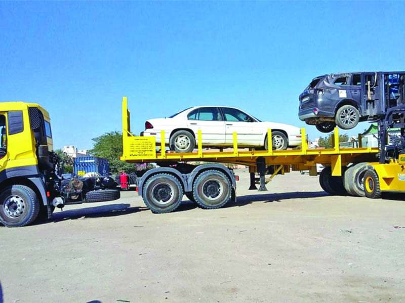 رفع المركبات وحجزها في المواقع التابعة للبلدية 