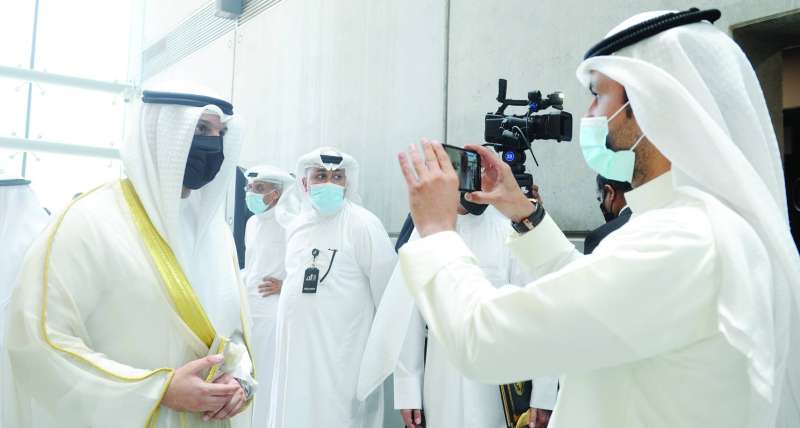 وزير الإعلام متحدّثاً لـ «الراي»
