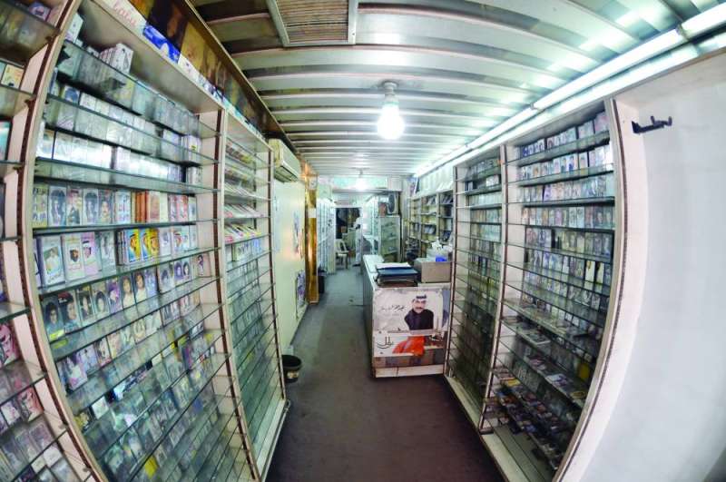 تسجيلات «كليوباترا»	( تصوير نايف العقلة )