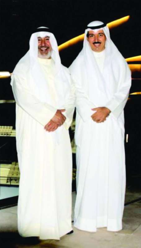 العبدالله والجابر خلال الزيارة