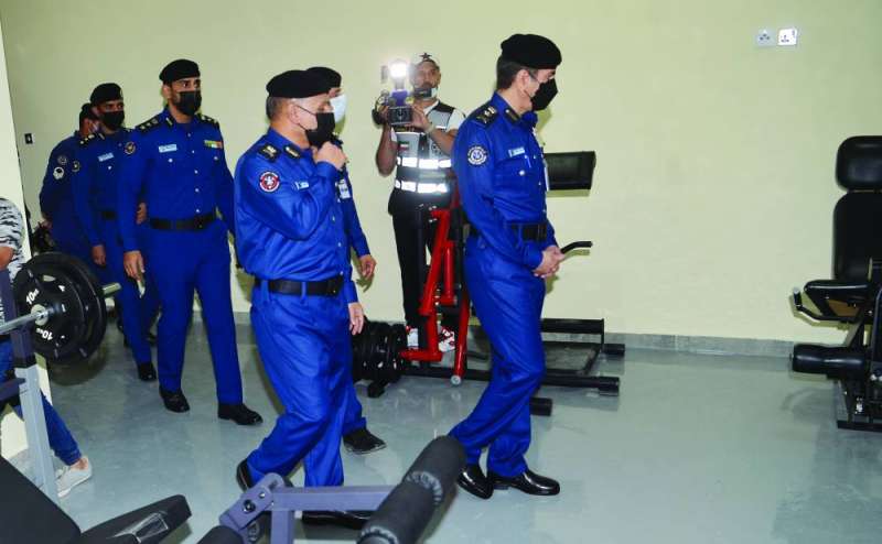 تفقد صالة رياضية