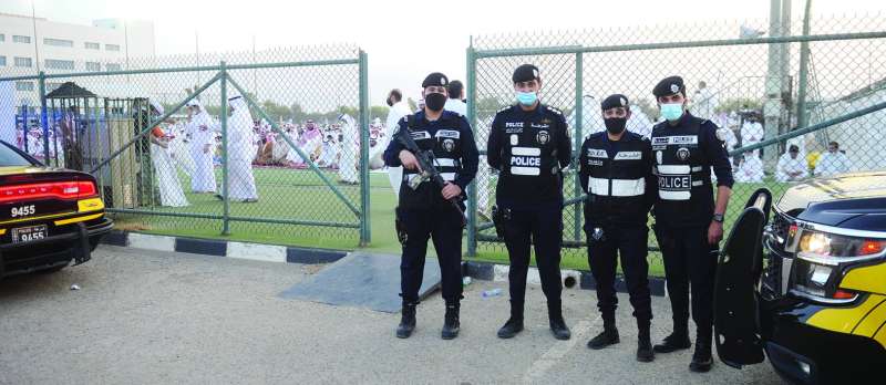 إجراءات أمنية لتأمين المصلين