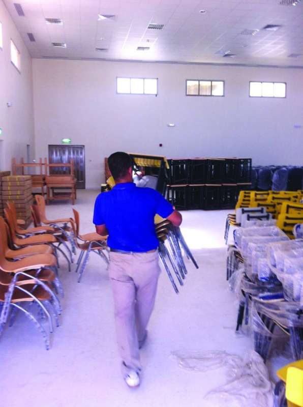 
تأثيث المدارس الجديدة... في أكتوبر
