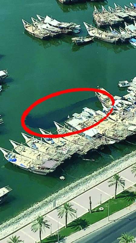 الزيوت المتسرّبة في نقعة الشملان