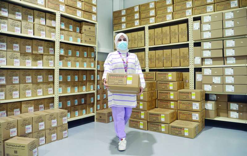 
مخازن لكل ما يحتاجه المستشفى
