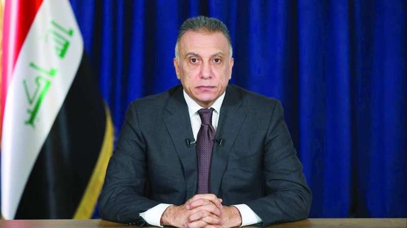 رئيس الوزراء العراقي مصطفى الكاظمي 