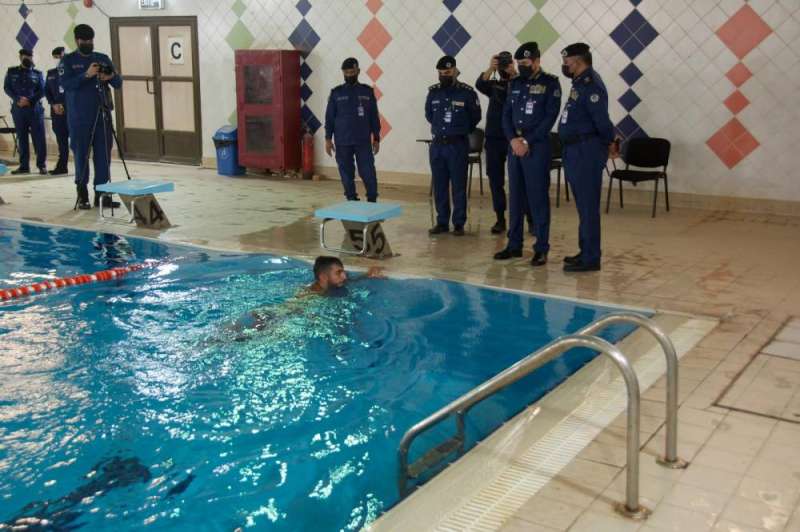 المكراد تفقد سير اختبارات المتقدمين لدورات الإطفاء الجديدة