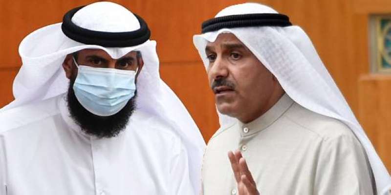 النائب مرزوق الخليفة والوزير مشعان العتيبي