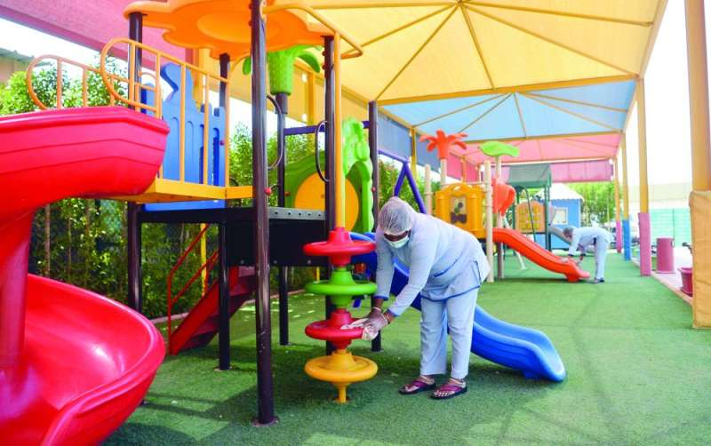 
الألعاب بانتظار الأطفال
