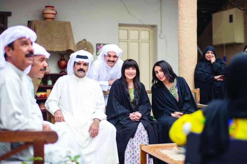 حسين مع شيماء علي والبريكي والحساوي وملك وعاشور