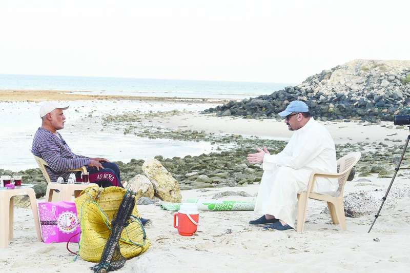 
الجروان والزميل ناصر الفرحان
