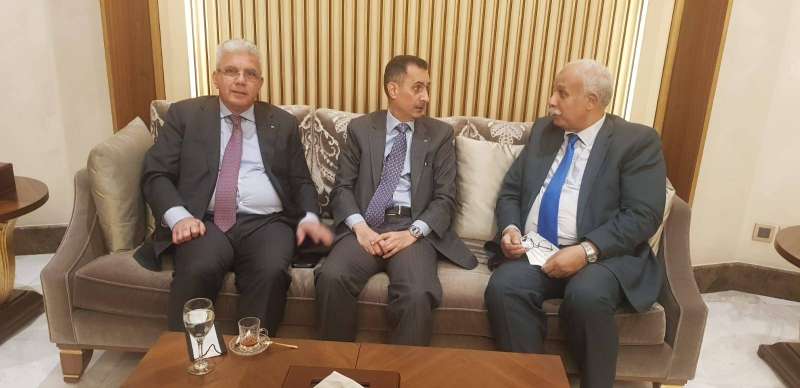استقبال السفير المصري الجديد في مطار الكويت 