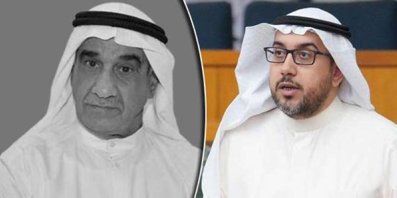 النائب أسامة الشاهين والراحل عبد العزيز المشاري