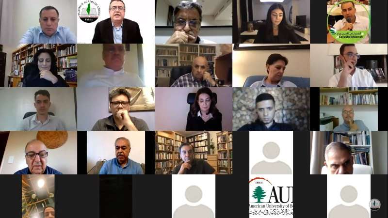 المشاركون في التأبين 