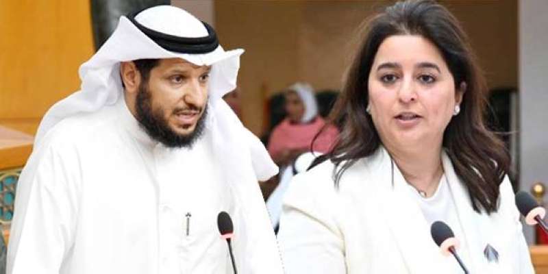 الوزيرة رنا الفارس والنائب فايز الجمهور