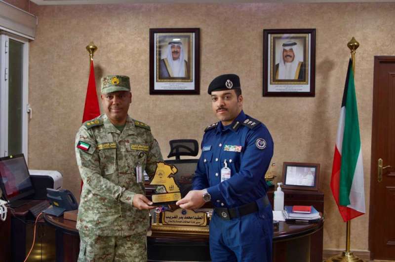 «الإطفاء» و«الحرس الوطني» بحثا التعاون للتوعية من مخاطر الحريق 