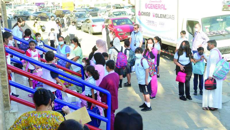 ما أحلى العودة للمدرسة	 (تصوير نايف العقلة)