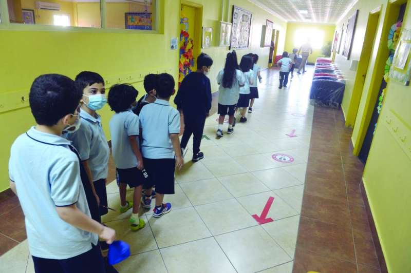 طابور إلى الفصول