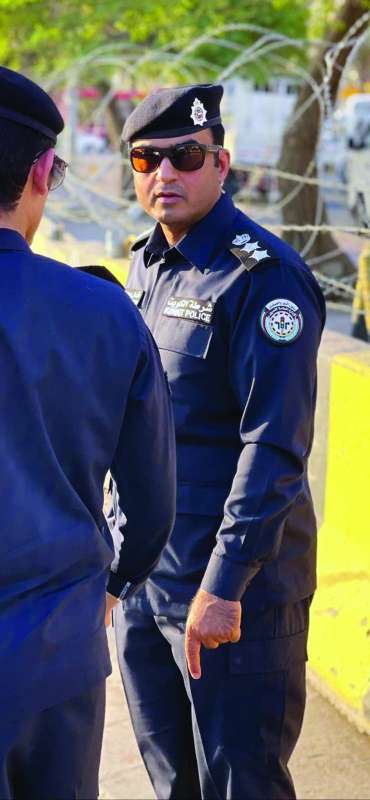 العقيد مشعل السويجي مشرفاً على الحملة