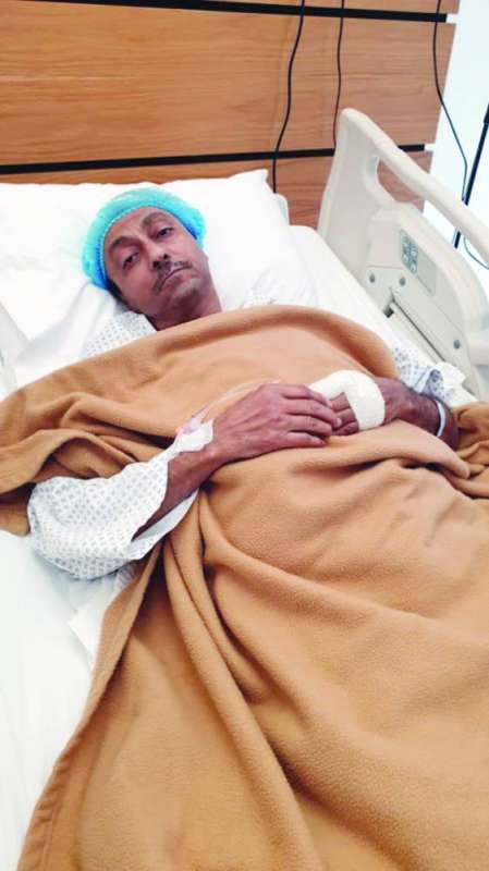 جاسم سنان في المستشفى
