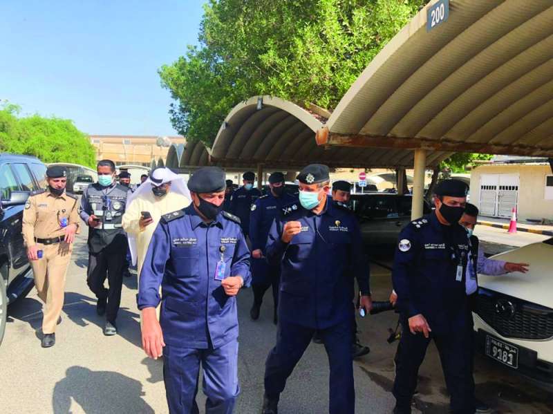 جانب من الجولة الميدانية
