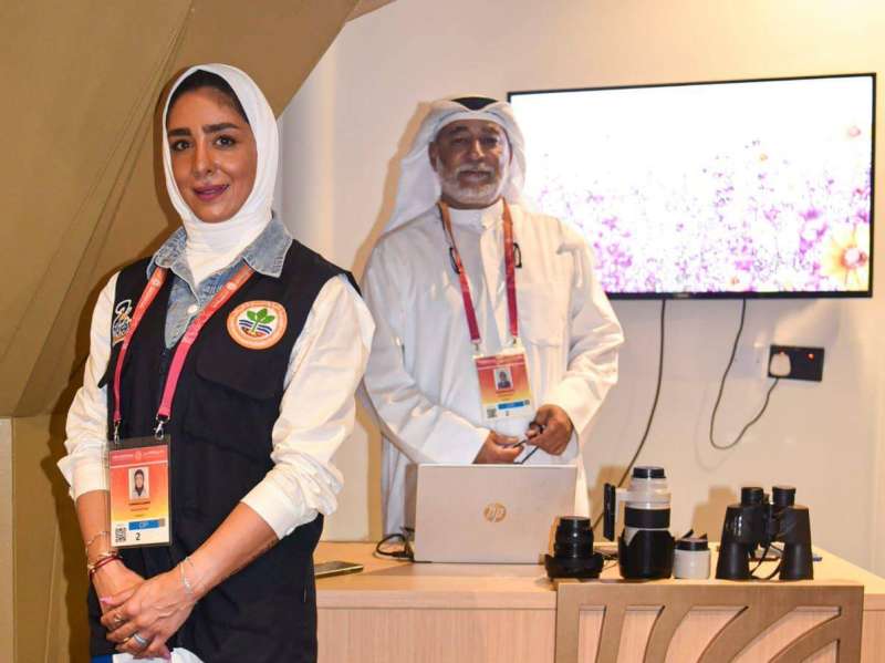  ياسمين الرامزي ومحمد شاه عضوا وفد جمعية البيئة بمعرض «إكسبو 2020» 
