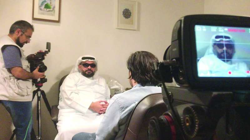الكاظمي في أحد المشاهد
