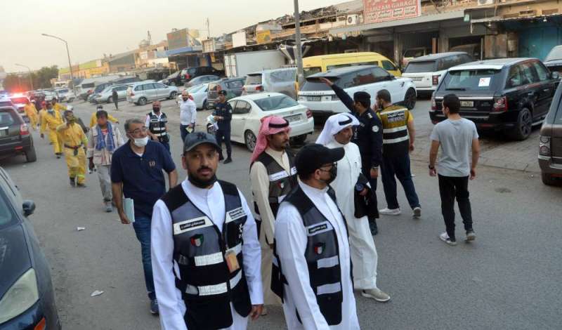 فرق «الداخلية» و«الكهرباء» و«التجارة» و«البلدية» خلال الحملة 