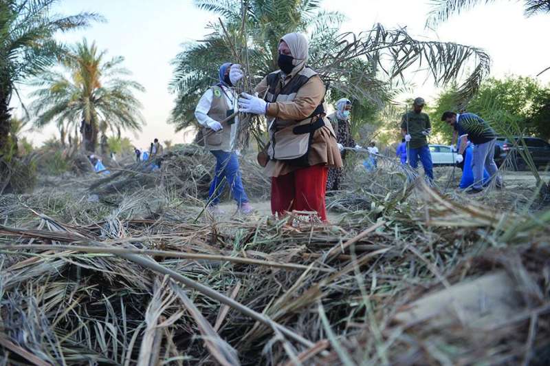 متطوعون شاركوا الحملة