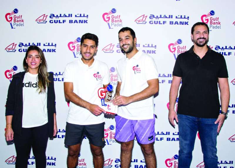 المركز الأول في فئة الشباب لعبدالرحمن العوضي وداوود هاشم