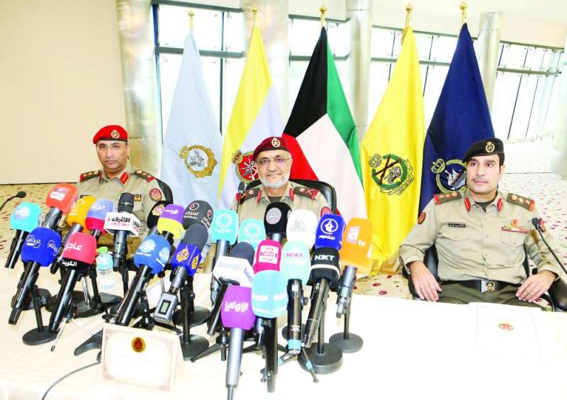 الناطقون في المؤتمر الصحافي