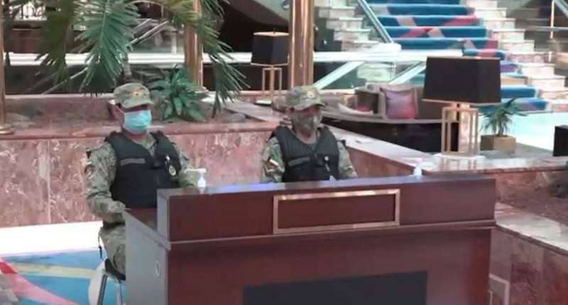  قوة الواجب في الحرس الوطني تنهي مهمة تأمين فنادق الحجر المؤسسي 