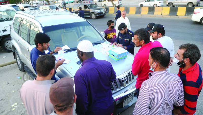 
جانب من تحرير المخالفات في جليب الشيوخ
