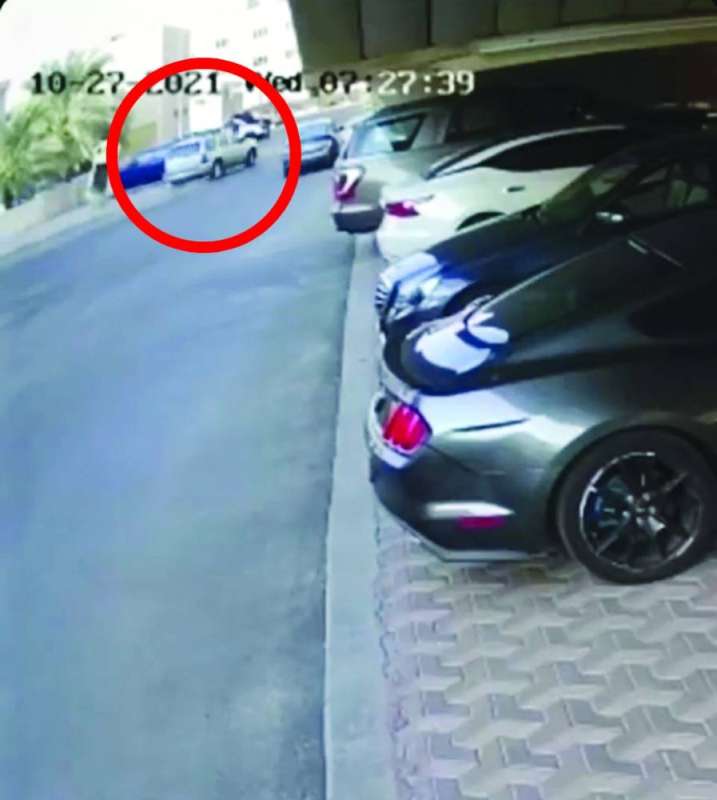 ... ولحظة دهسه