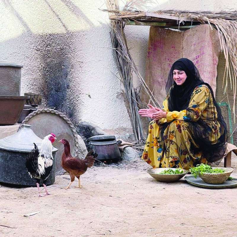 هيفاء حسين في كواليس «الزقوم»
