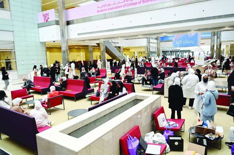 القوائم الطلابية تستعد للانتخابات	 (تصوير نايف العقلة)
