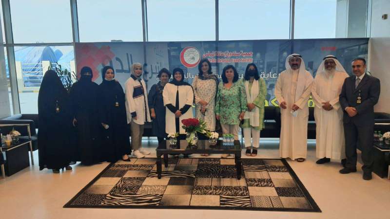 لقطة جماعية خلال افتتاح الحملة 