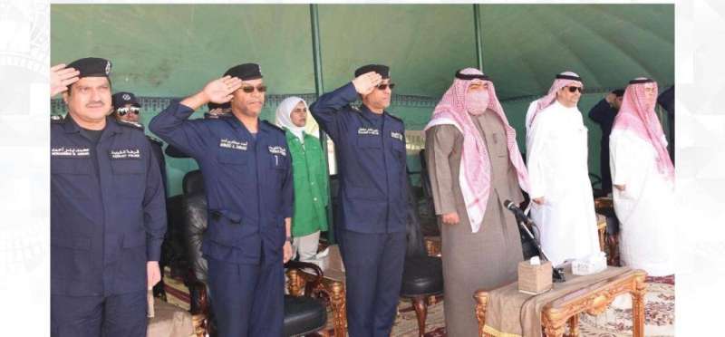 ثامر العلي يشهد طابور المسير للطلبة الضباط الدفعة 30 اختصاص والدفعة 47
 