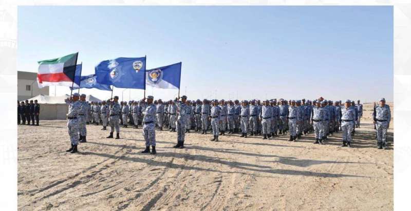 ثامر العلي يشهد طابور المسير للطلبة الضباط الدفعة 30 اختصاص والدفعة 47
 