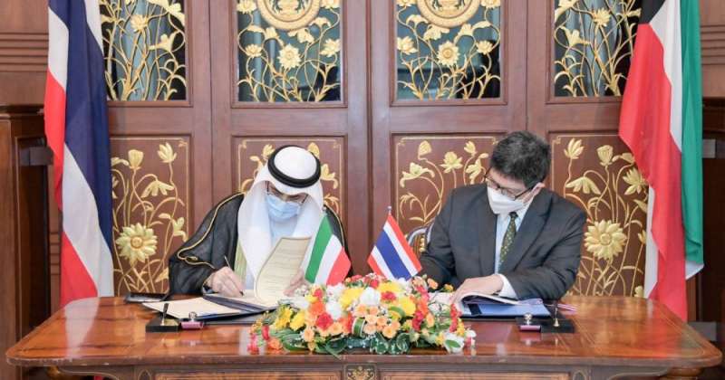 Kuwait and Thailand sign an agreement on exemption from prior entry visas for holders of diplomatic, special and official passports