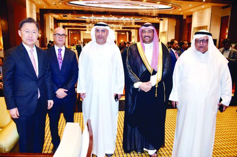 سفراء كوريا وتونس والإمارات ونائب السفير البحريني