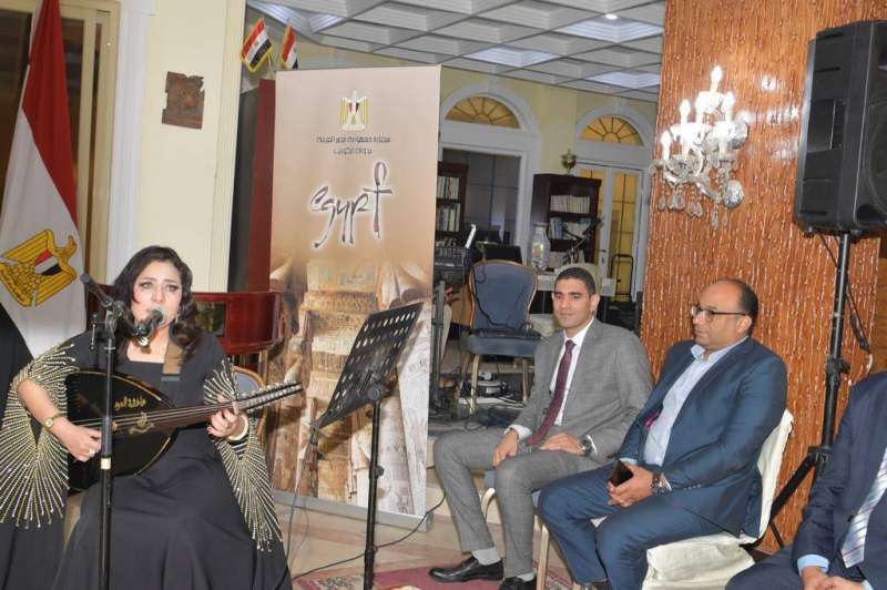 «الثقافي المصري» يحتفل بـ«إعادة إحياء طريق الكباش» 
 