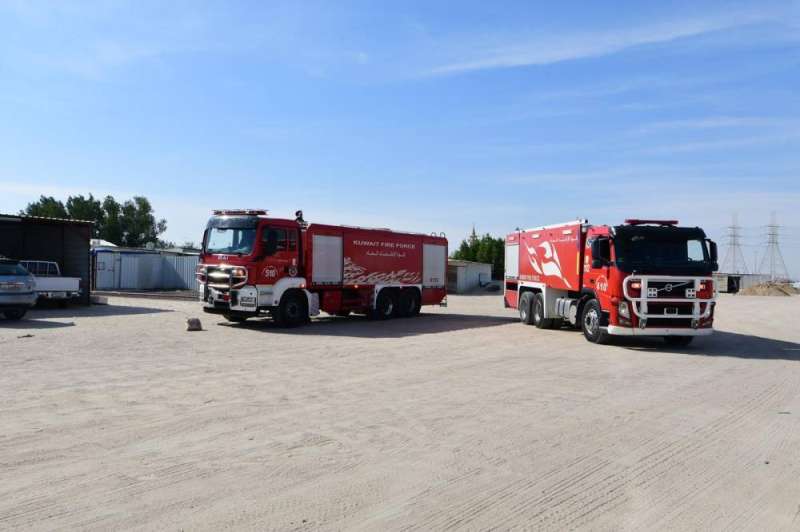 حريق منزل في الصليبية 